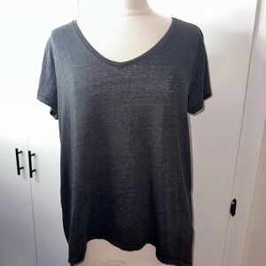 H&M High/Low Top Dark Grey Size L